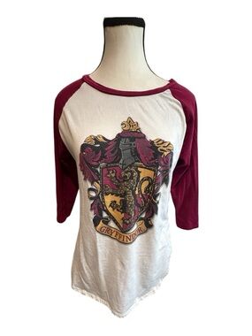 Women’s S Universal Studios Park Harry Potter Raglan 3/4 Sleeve Tee